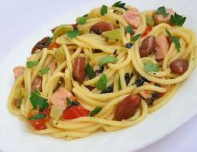 Спагетти с мясом на сковороде рецепт. «Жареные» макароны со свининой на сковороде. Макароны со свининой в томатном соусе в духовке
