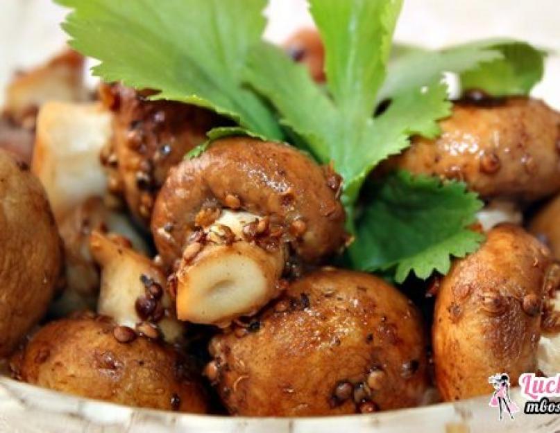 Жареная картошка с грибами шампиньонами. Как жарить шампиньоны на сковороде, сколько времени? Блюда из шампиньонов