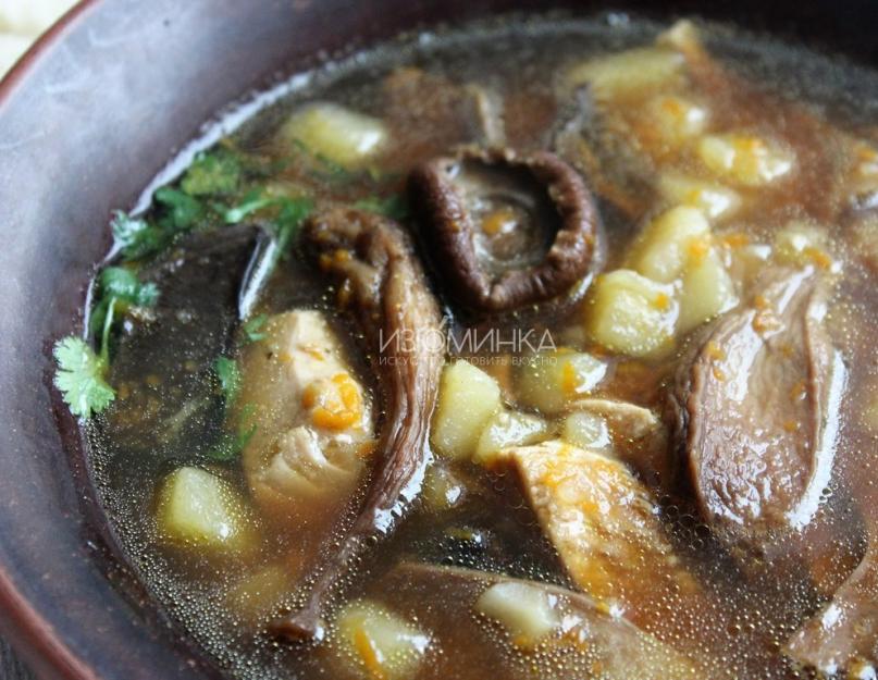 Рецепт супа с грибами на говяжьем бульоне. Супы с говядиной — есть кто против? Вкусный суп с грибами и мясом