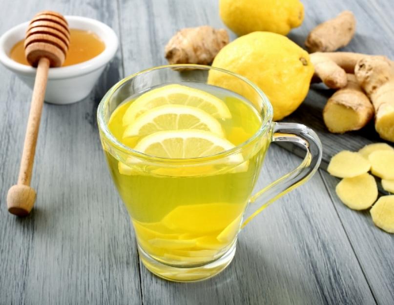 Имбирный чай с лимоном и медом рецепт. Имбирный чай с лимоном и медом. Лечебные свойства имбиря