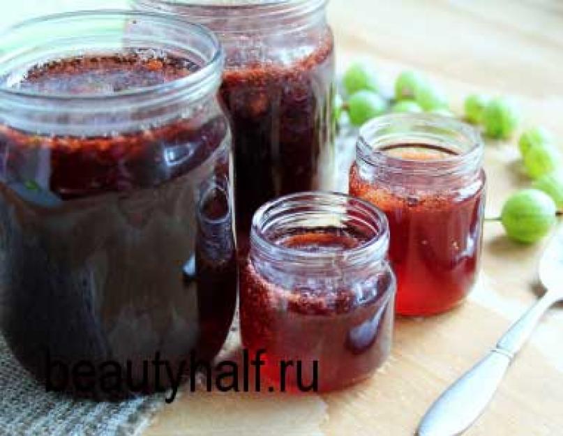 Comment faire de la confiture de groseille.  Les recettes de confiture de groseille les plus délicieuses - saveur et bienfaits dans un petit pot !  Recette de confiture de groseille avec photo