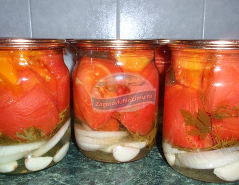 Рецепты консервации томатов. Заготовки на зиму из помидор: «Золотые рецепты. Маринованные зеленые помидоры на зиму видео