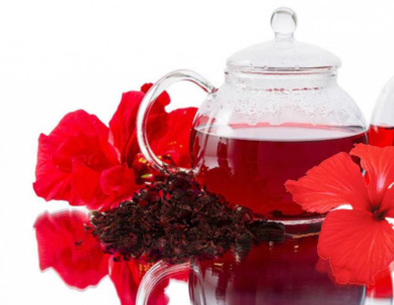 Чай Каркаде — полезные и вредные свойства. Чай каркаде для похудения — чем полезен, как заваривать