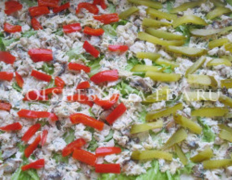 Rouleau de lavash à l'ail : recette pas à pas avec photos.  Toutes les recettes existantes de lavash fourré.  Lavash au fromage et aux herbes.  Lavash au poisson et au fromage