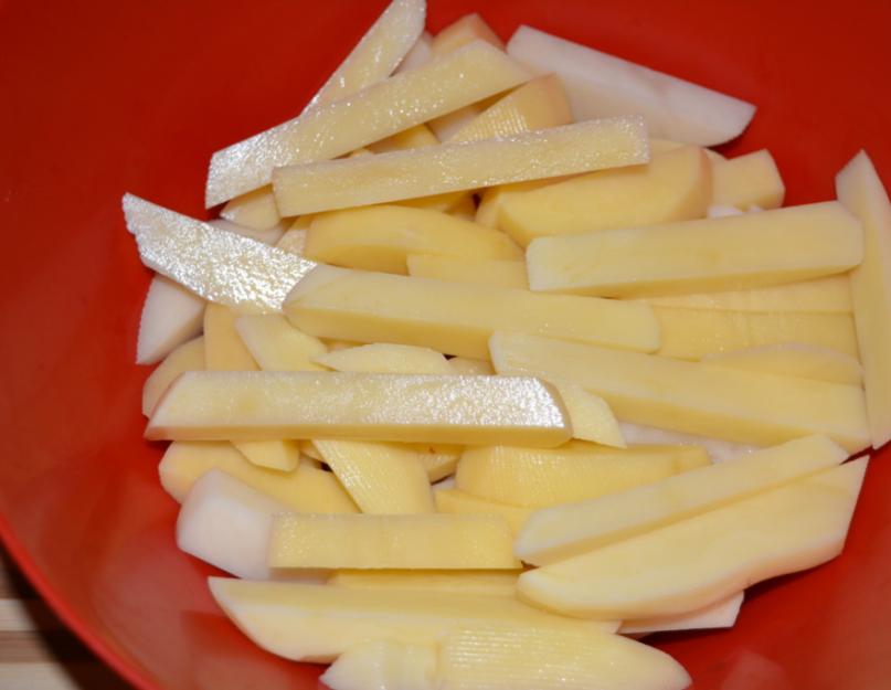 Картофель-фри в духовке. Домашний картофель фри в духовке на масле или яичном белке