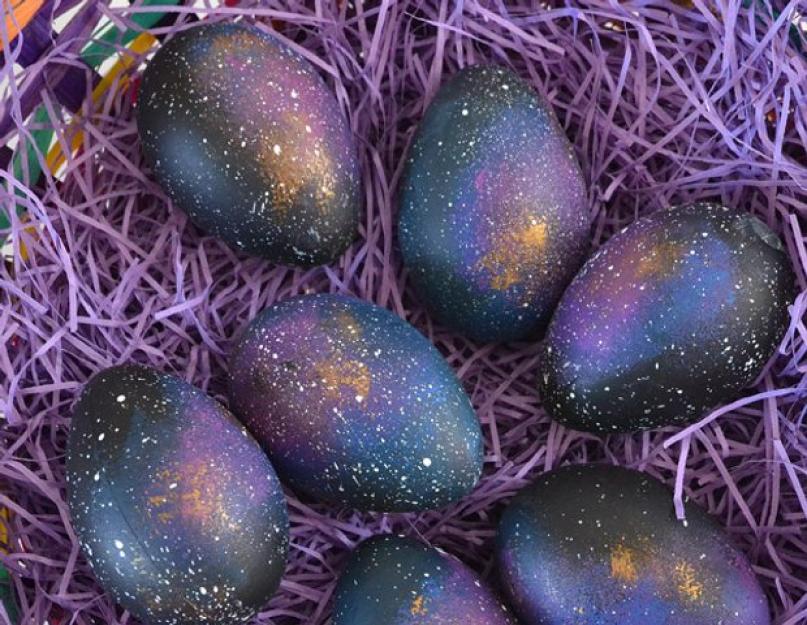 Роспись пасхальных яиц акварелью, гуашью и маркером. Как покрасить яйца на пасху