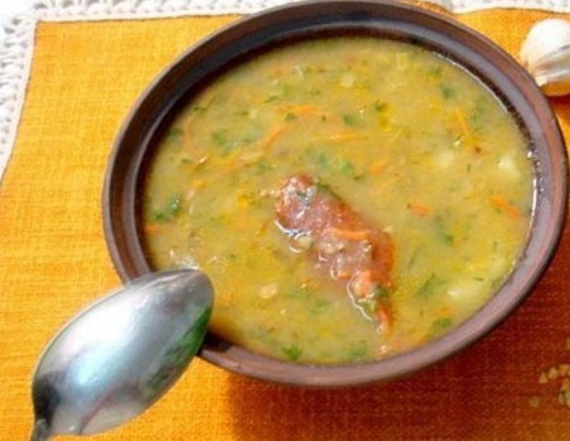 Гороховый суп рецепт от анастасии скрипкиной. Гороховый суп на свиных копченых косточках