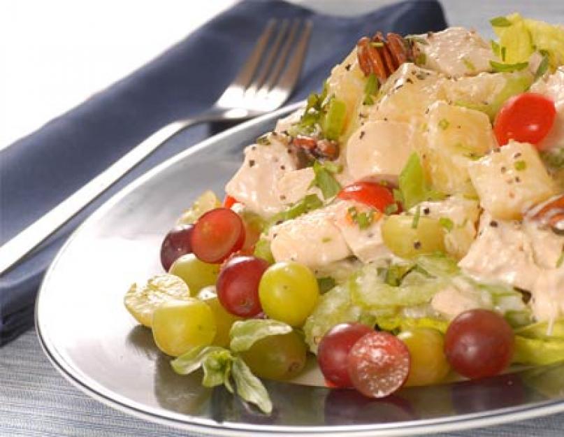 Салаты с индейкой — праздник вкуса на вашем столе! Простой рецепт: салат с индейкой