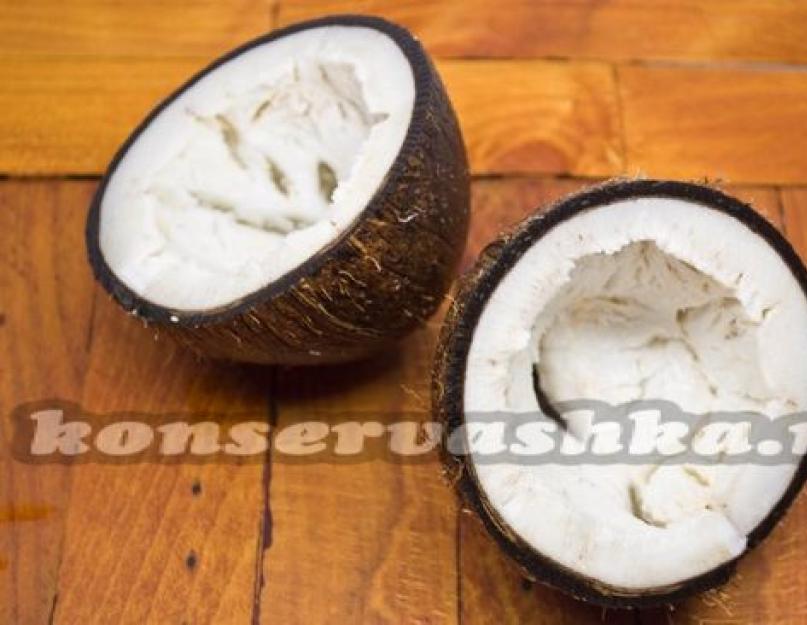  Как выкрасить кокосовую стружку