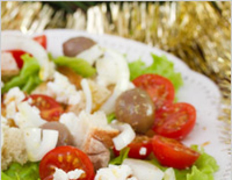 Самые популярные салаты на новый год. Кулинарные рецепты и фоторецепты