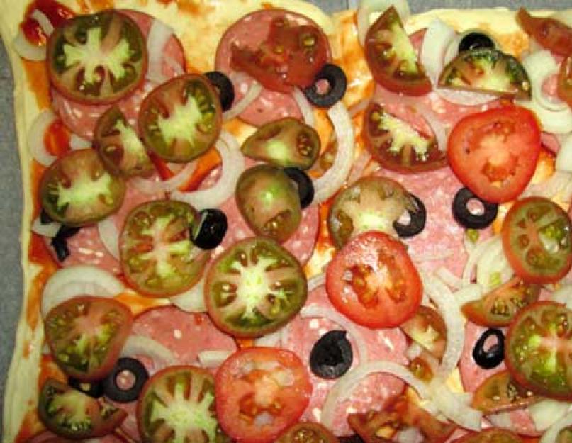 Потрясающая пицца «Карбонара. Настоящая карбонара Пицца карбонара правильный состав начинки